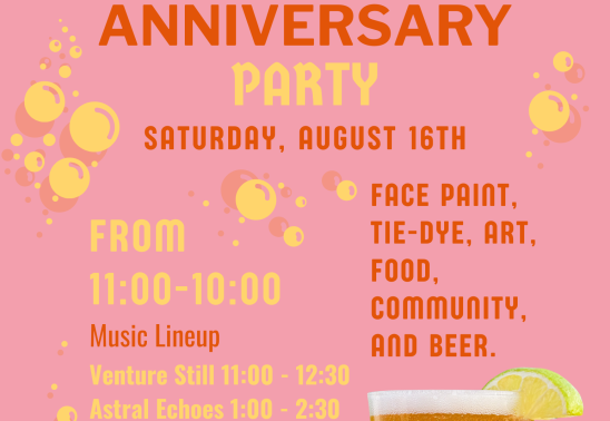 One Year Anniversary Party