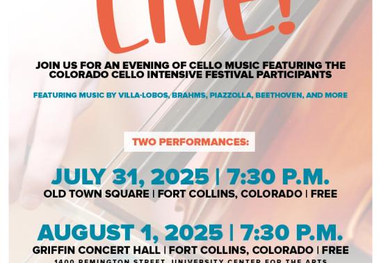 Colorado Cello Intensive Live!
