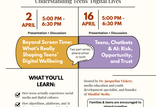 Community Conversations for Families & Teens: Understanding Teens' Digital Lives
