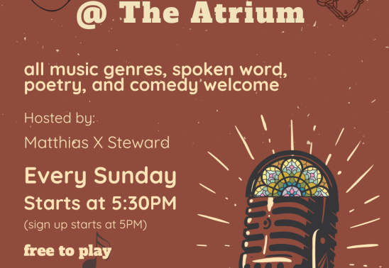 Open Mic Night at The Atrium