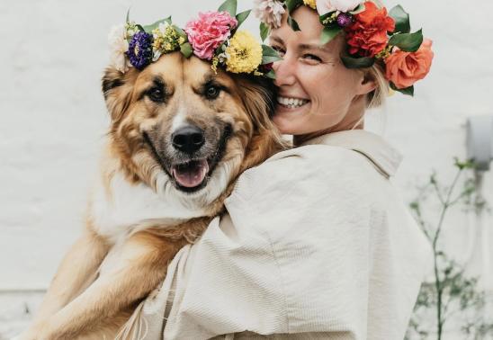 8th Annual Dog Flower Crown Photo Event
