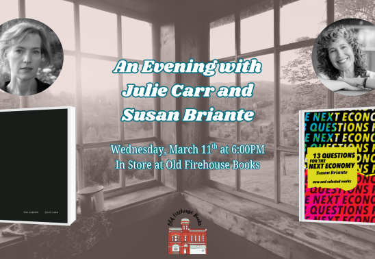 An Evening with Julie Carr and Susan Briante