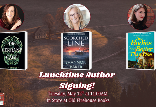 Lunchtime Author Signing!