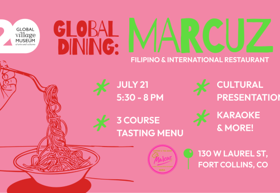 JULY 21 – Global Dining: Marcuz Filipino Restaurant 5:30 PM