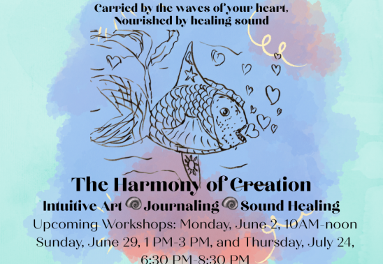 Harmony of Creation: Intuitive artmaking, journaling, and live sound healing