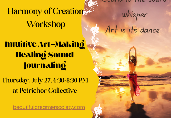 Harmony of Creation: Intuitive Art-Making, Healing Sound, Journaling