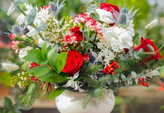 Christmas Centerpiece Class at Bath Garden Center