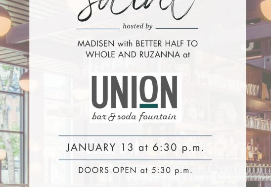 🎉 FIRST SINGLES SOCIAL OF 2026 🎉 at Union Bar & Soda Fountain