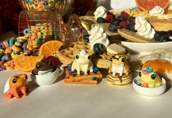 Paint Your Own Breakfast Frog