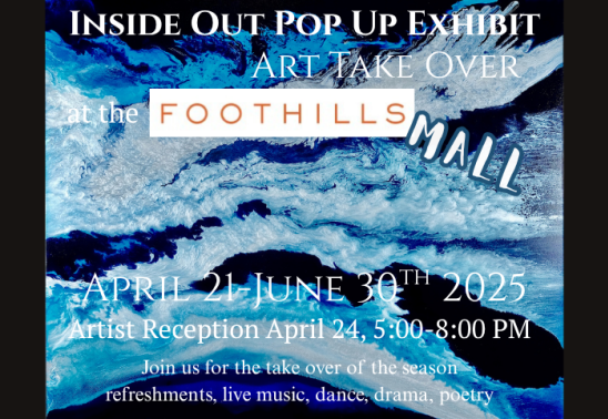 Inside Out Pop-Up Art Exhibit | Art Takeover at the Mall