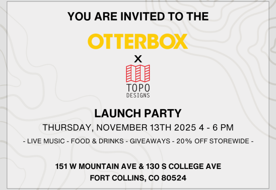 OtterBox x Topo Designs Launch Party