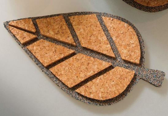 Craft Your Own Cork Leaf Trivets