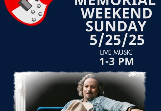 Memorial Weekend Sunday live music with Lid Dixon