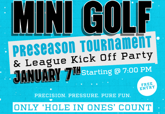 FREE Mini Golf Tournament - Aces Only