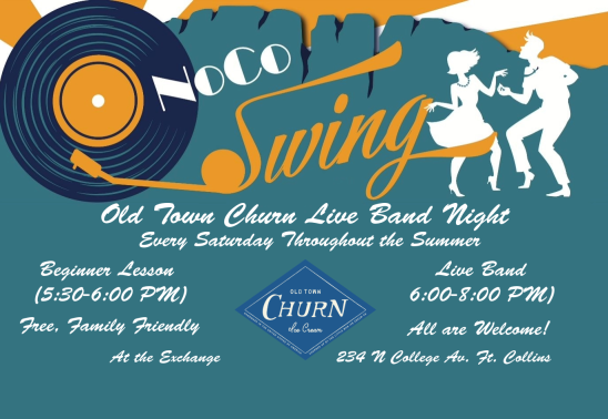 NoCo Swing Dance Evening of Swing with Paloma Rose.