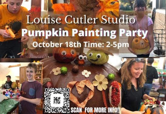Pumpkin Painting Party @ Louise Cutler Studio