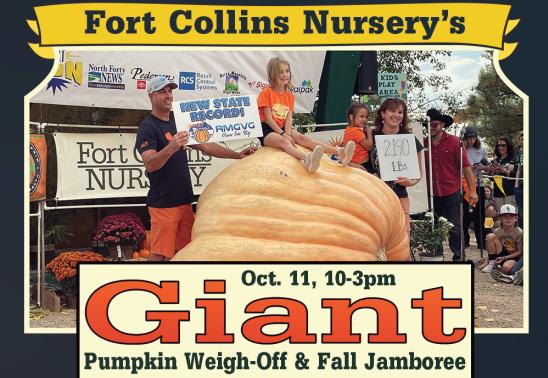 Fort Collins Nursery’s Giant Pumpkin Weigh-Off & Fall Jamboree