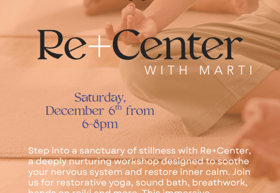 Re+Center: A Sanctuary of Stillness