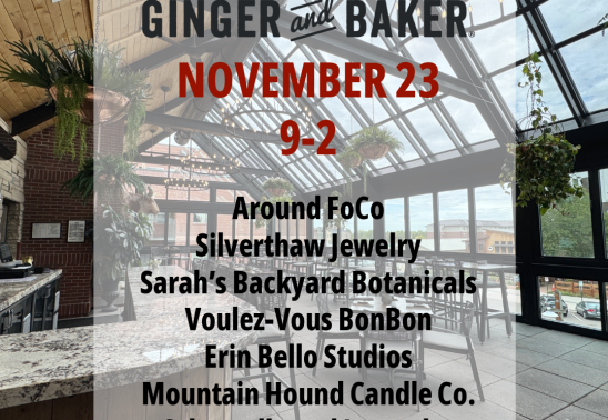Ginger and Baker Rooftop Market