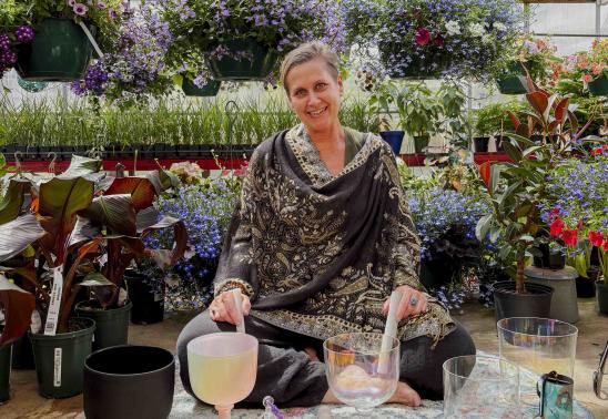 Greenhouse Sound Bath at Bath Garden Center