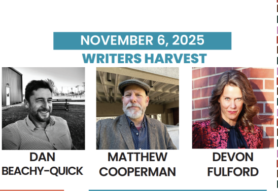 Creative Writing Reading Series: Writers Harvest