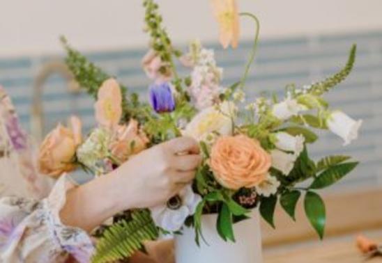 Floral Arranging Class with CC's Flowers