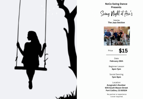 Swing Night at Avo's featuring The Jazz Section