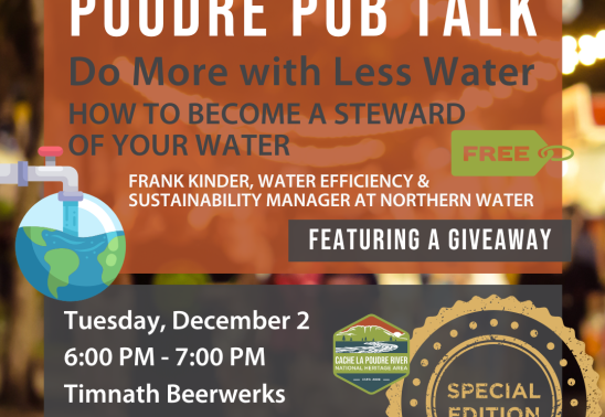 Do More with Less Water: How to Become a Steward of Your Water Resources | Poudre Pub Talk