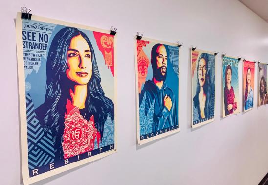Reframe: augmented realuty posters by Amplifier