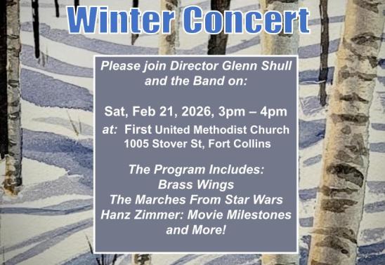 Northern Colorado New Horizons Band Winter Concert