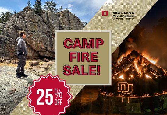 Camp Fire Sale! 25% Off Summer Camp