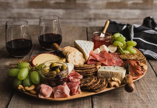 Charcuterie Boards and Wine Pairings with MouCo Cheese