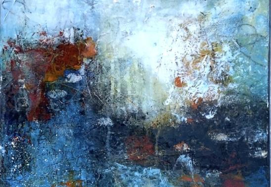 Expressive Abstract Landscape Art Class