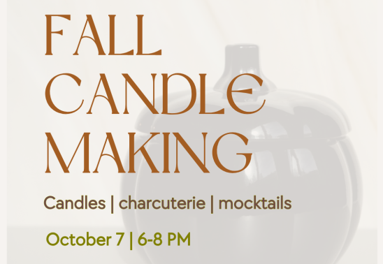 Fall Candle Workshop with The Welsh Rabbit