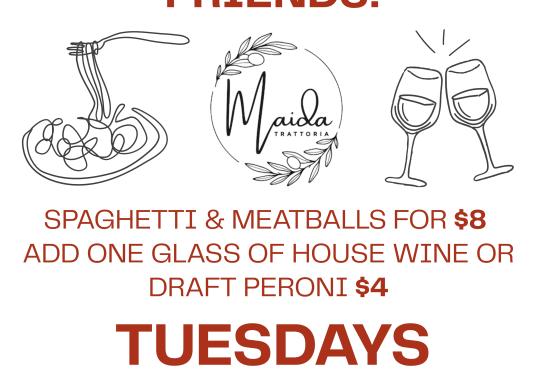 Industry Days @ Maida Trattoria!