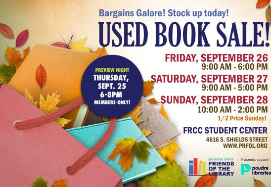 PRFOL Fall Used Book Sale