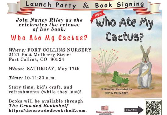 Who Ate My Cactus? - Children's Picture Book Launch and Book Signing
