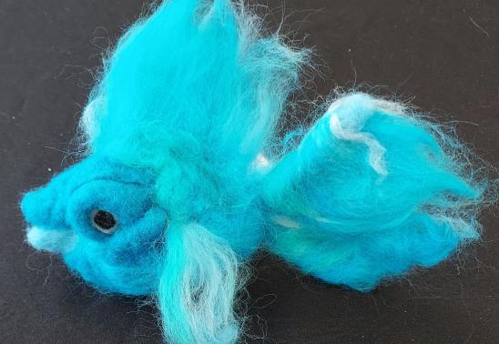 Needle-Felted Goldfish