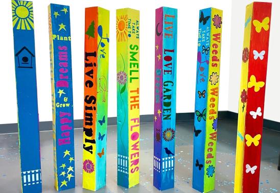 Peace Poles Garden Stakes