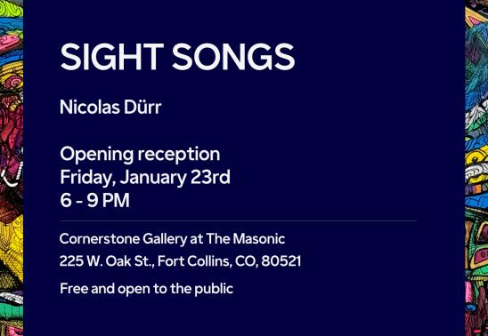 Opening reception: Nicolas Dürr: Sight Songs