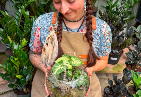Terrarium Class at Bath Garden Center