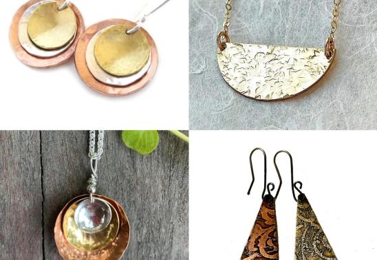 Textured Metal Jewelry Art Class
