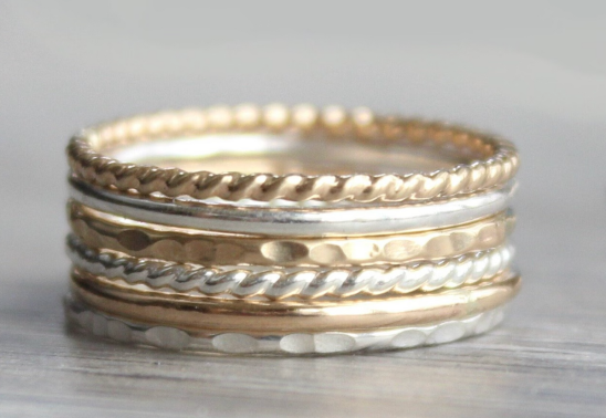 Three Ring Circus- Metalsmithing Stacking Rings Art Class