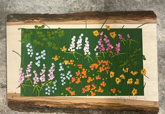 Your Garden Textured Painting Art Class