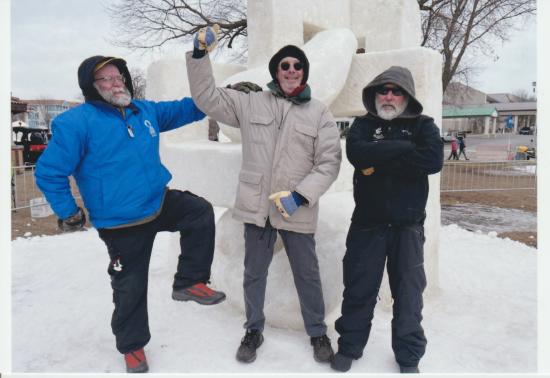 Team photo for Winterfest 2026 sculpting team from Colorado.