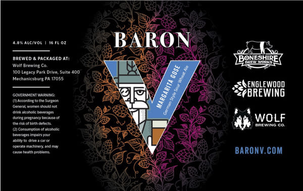Baron V Margarita Gose Label