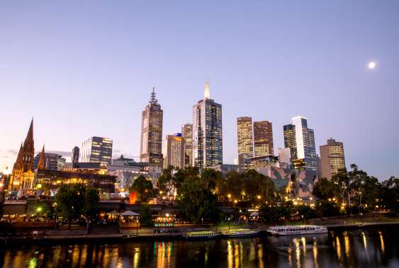 Melbourne City Skyline