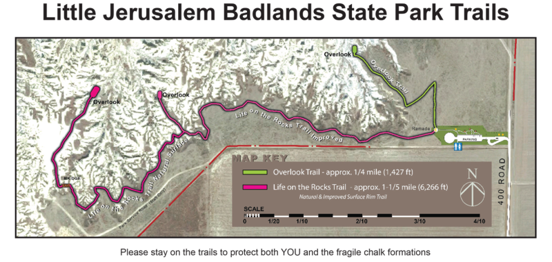 Little Jerusalem State Park Map