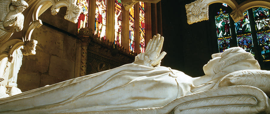Katherine Parr's tomb at Sudeley Castle