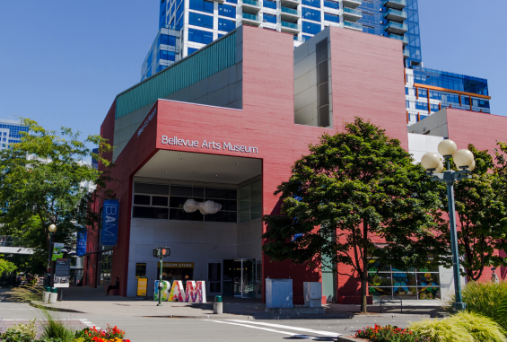 The Bellevue Arts Museum Entrance